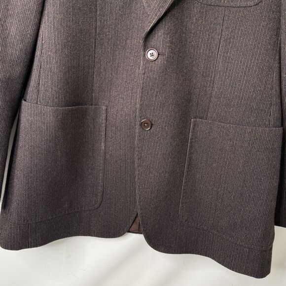 John Varvatos Jacket Wool Blazer Sport Coat Mens EU 48 USA 38 Italy Made Preppy - Picture 5 of 16
